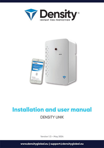 Density UNIK product manual